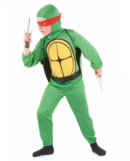 Maskeraddräkt stridande sköldpadda pojke, Storlek: 10-12 år (130-140 cm), image 2