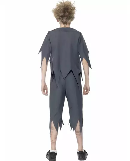 Skolpojkezombiemaskeraddräkt för Halloween, Storlek: 10-12 år (145/158 cm), image 2