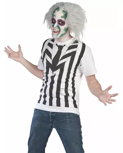 Beetlejuice™ maskeraddräkts- och perukset vuxen, image 2