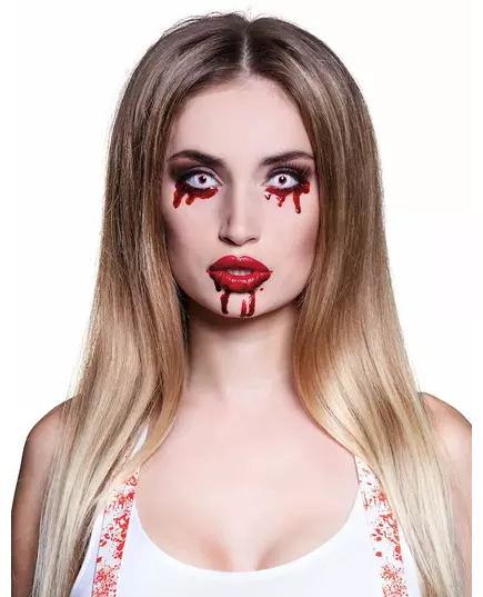 Halloween-fantasikontaktlinser blodigt öga vuxen, image 2
