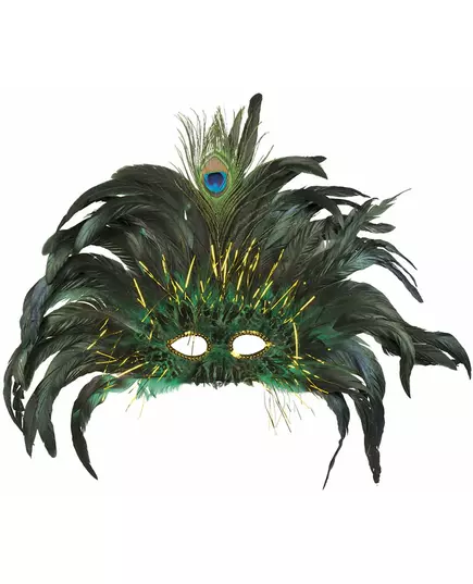 Venetiansk påfågelmask med fjädrar vuxen, image 2