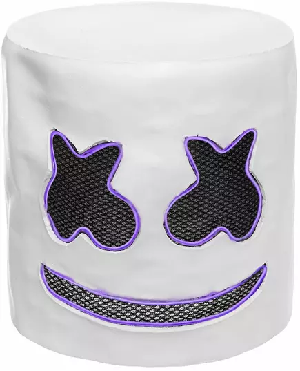 Lila LED-DJ-mask marshmallow vuxen, image 2