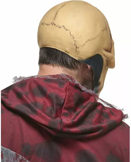 Skrämmande dödskallemask i latex för vuxen, image 2