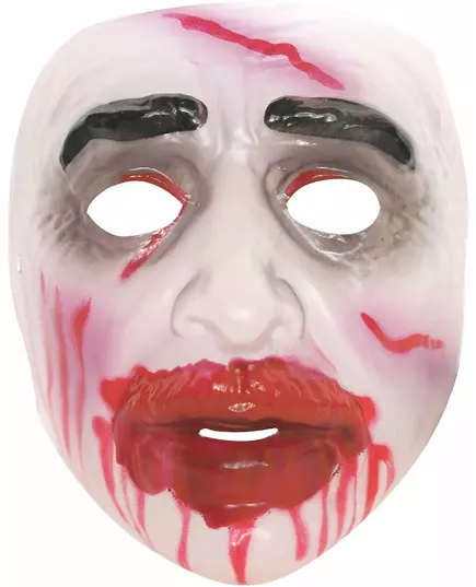 Genomskinlig mask Halloween herr, image 2