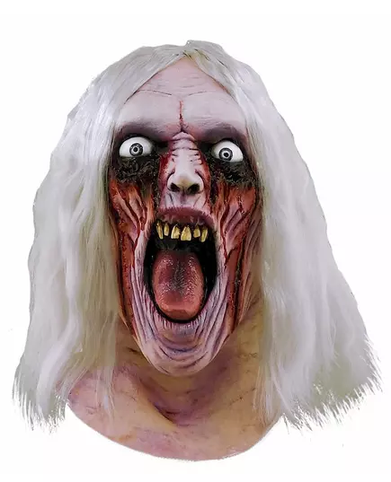 Blodig zombiemask i latex vuxen Halloween, image 2