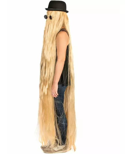 Extra lång blond peruk vuxen, image 2