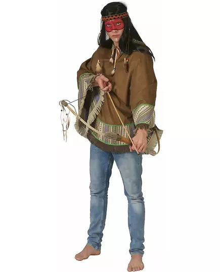Lyxig indisk poncho vuxen, image 2