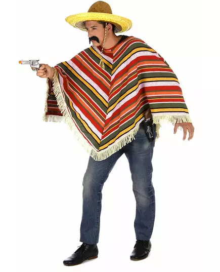 Mexikansk poncho vuxen, image 2