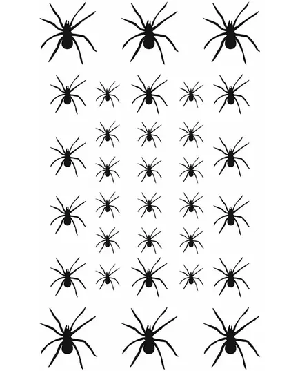Tillfälliga tatueringar 32 spindlar vuxen, image 2