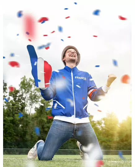 Frankrike supporterjacka herr, Storlek: X-Large, image 2