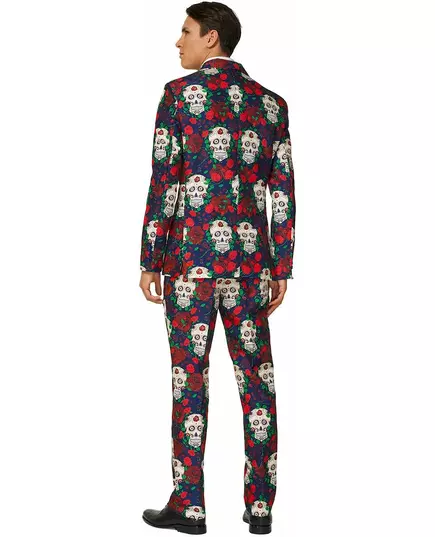 Mr. Skull Day of the Dead-maskeraddräkt herr Suitmeister™, Storlek: XX-Large (EU 60-62), image 2