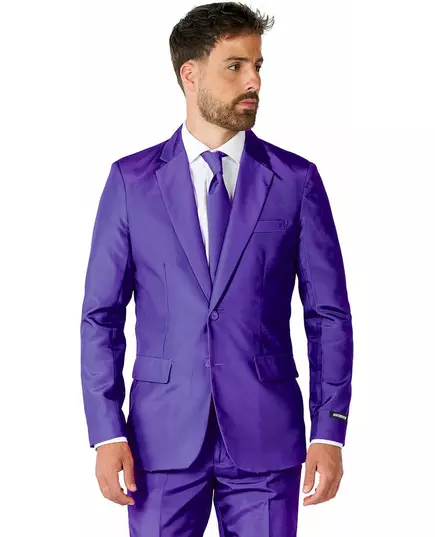 Mr. Solid lila kostym herr Suitmeister™, Storlek: XX-Large (EU 60-62), image 2