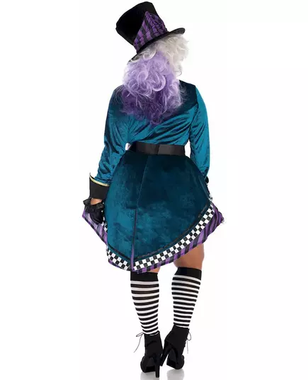 Maskeraddräkt galen hattmakare plus size dam, Storlek: XXX-Large, image 2