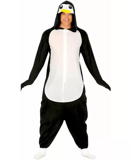 Maskeraddräkt pingvinoverall vuxen, Storlek: Large, image 2