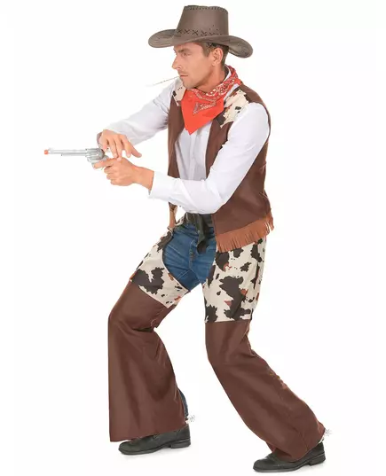 Maskeraddräkt cowboy från Vilda västern herr, Storlek: Medium/Large, image 2