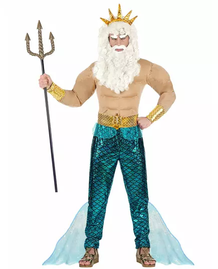Maskeraddräkt havsgud vuxen, Storlek: X-Large, image 2
