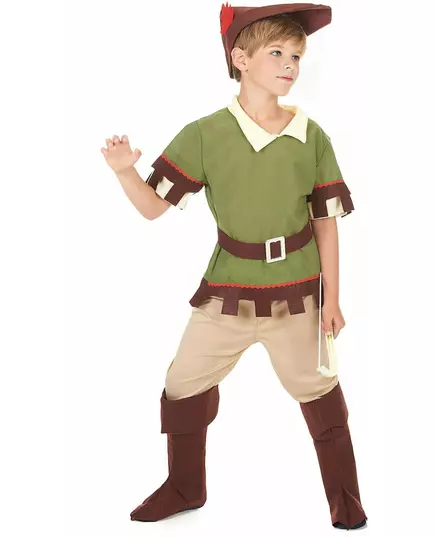 Skogsmänniskomaskeraddräkt pojke, Storlek: 10-12 år (130-140 cm), image 2