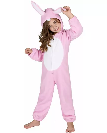 Rosa kaninmaskeraddräkt barn, Storlek: 7-9 år (M), image 2