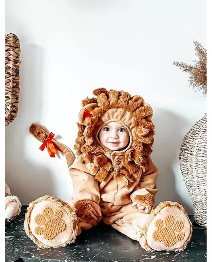 Lyxig lejonmaskeraddräkt för baby, Storlek: 12-18 månader (74-81 cm), image 2