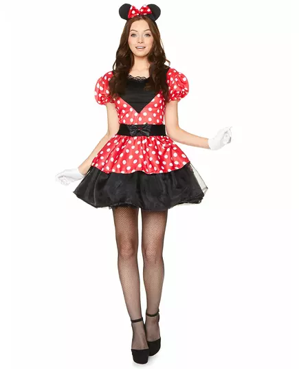 Miss Mouse-maskeraddräkt dam, Storlek: Large, image 2