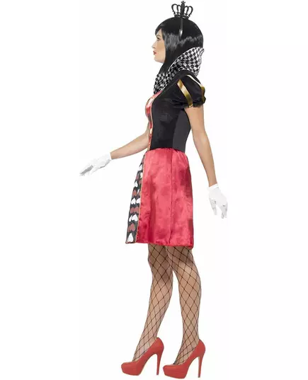 Miss hjärterkortsdrottning-maskeraddräkt dam, Storlek: Large, image 2