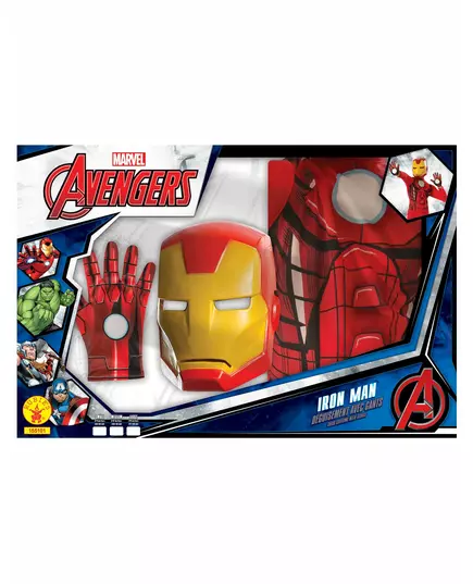 Iron Man™ klassiskt set med handskar för pojke, Storlek: 7-8 år (122 till 128 cm), image 2