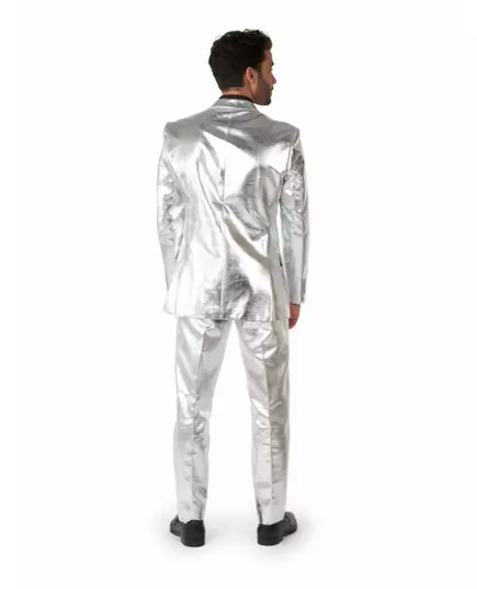Mr. Shiny Silver-kostym herr Opposuits™, Storlek: Large (EU 52-54), image 2