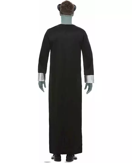 Blå alienmaskeraddräkt herr, Storlek: Medium, image 2