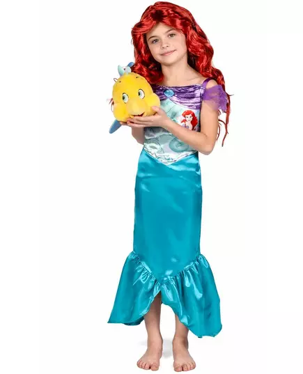 Enkel Ariel den lilla sjöjungfrun™-maskeraddräkt flicka, Storlek: 5-6 år (109 - 126 cm), image 2
