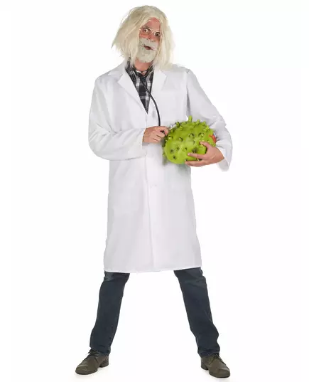 Maskeraddräkt läkarrock galen vetenskapsman vuxen, Storlek: Medium, image 2