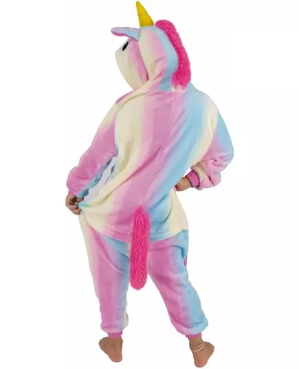Maskeraddräkt regnbågsfärgad enhörningsdräkt barn, Storlek: 7-9 år (128 cm), image 2