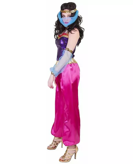 Maskeraddräkt orientalisk dansös med huvudbonad dam, Storlek: Small/Medium, image 2
