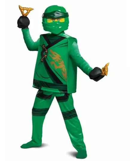 Deluxe Lloyd Ninjago®- LEGO™ maskeraddräkt barn, Storlek: 7-8 år (124 - 136 cm), image 2