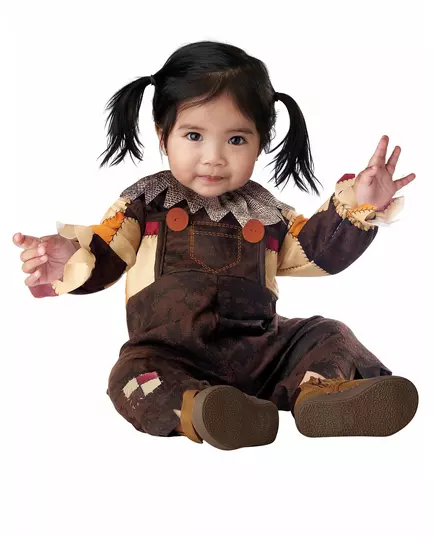 Lycklig lyxig fågelskrämmemaskeraddräkt baby, Storlek: 18-24 månader (86cm), image 2