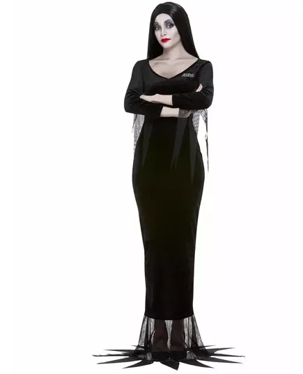 Morticia-maskeraddräkt från Familjen Addams™ för dam, Storlek: X-Large, image 2