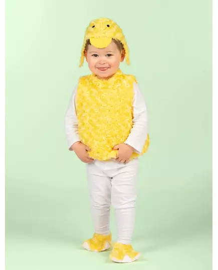 Maskeraddräkt liten gul plyschanka, Storlek: 1-2 år (80 - 92 cm), image 2