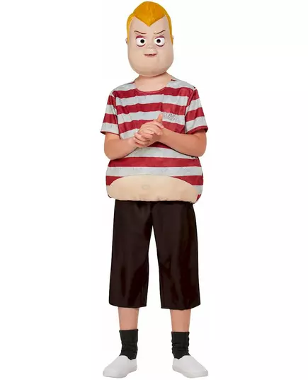Pugsley Familjen Addams™-maskeraddräkt för barn, Storlek: 7-9 år (130/143 cm), image 2