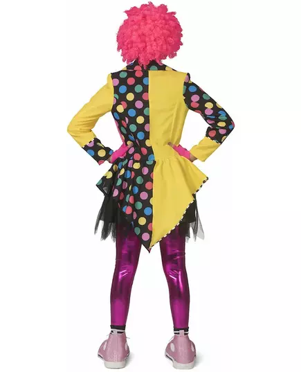 Mångfärgad clownjacka dam, Storlek: Small/Medium, image 2