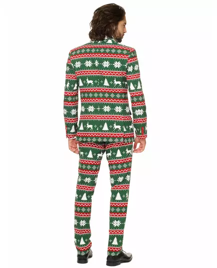 Mr. Festive grön kostym herr Opposuits™, Storlek: Large (EU 54), image 3