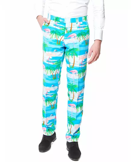 Mr. Flamingo-maskeraddräkt herr Opposuits™, Storlek: Medium/Large (EU 52), image 3