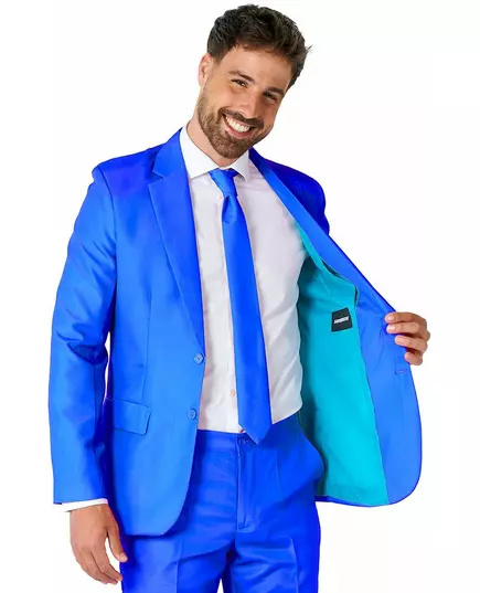 Mr. Solid blå kostym herr Suitmeister™, Storlek: Medium (EU 48-50), image 3