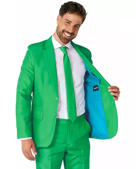 Mr. Solid grön kostym herr Suitmeister™, Storlek: X-Large (EU 56-58), image 3