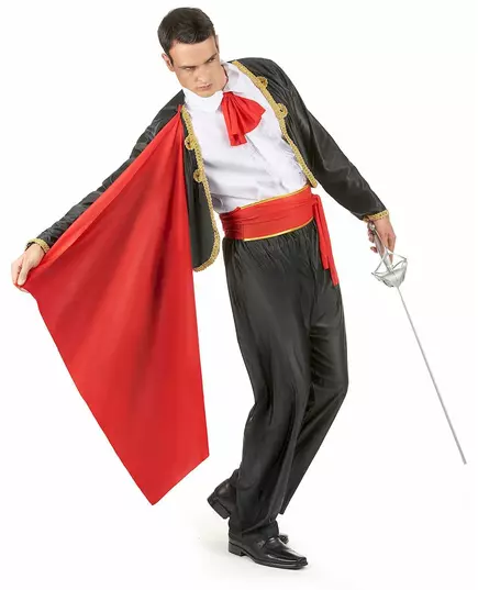 Matadormaskeraddräkt för herr, Storlek: Large, image 3