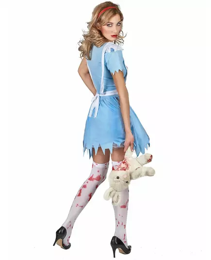 Blodig Alice-maskeraddräkt dam, Storlek: Medium, image 3