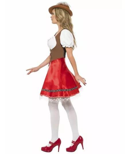 Klassisk bayersk maskeraddräkt dam, Storlek: Medium, image 3
