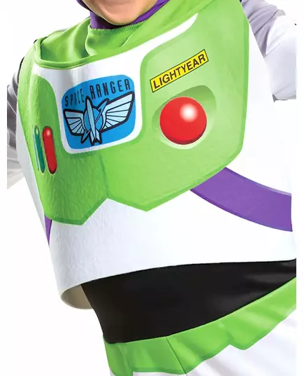 Deluxe Buzz l'Eclair™-maskeraddräkt barn, Storlek: 3-4 år (97 - 109 cm), image 2