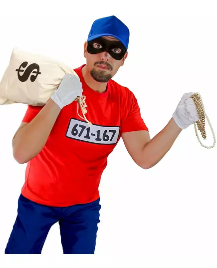 Maskeraddräkt inbrottstjuv herr, Storlek: X-Large, image 2