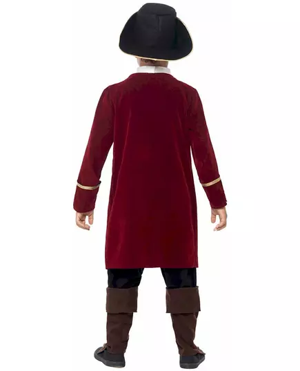 Maskeraddräkt piratkapten pojke, Storlek: 7-9 år (130/143 cm), image 3