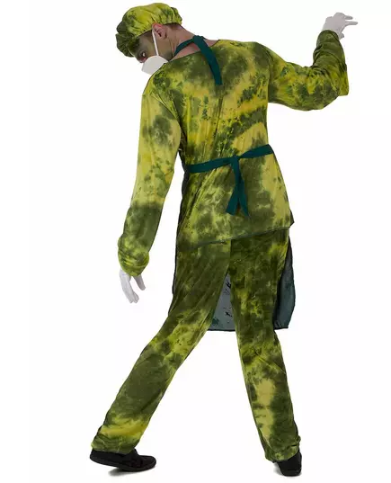 Maskeraddräkt radioaktiv kirurg herr, Storlek: X-Large, image 3