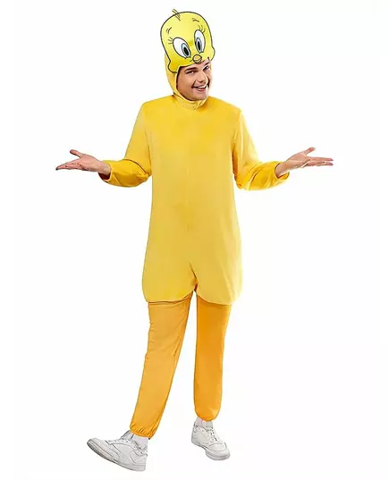 Klassisk Titi™ Looney Tunes-maskeraddräkt vuxen, Storlek: Medium, image 2